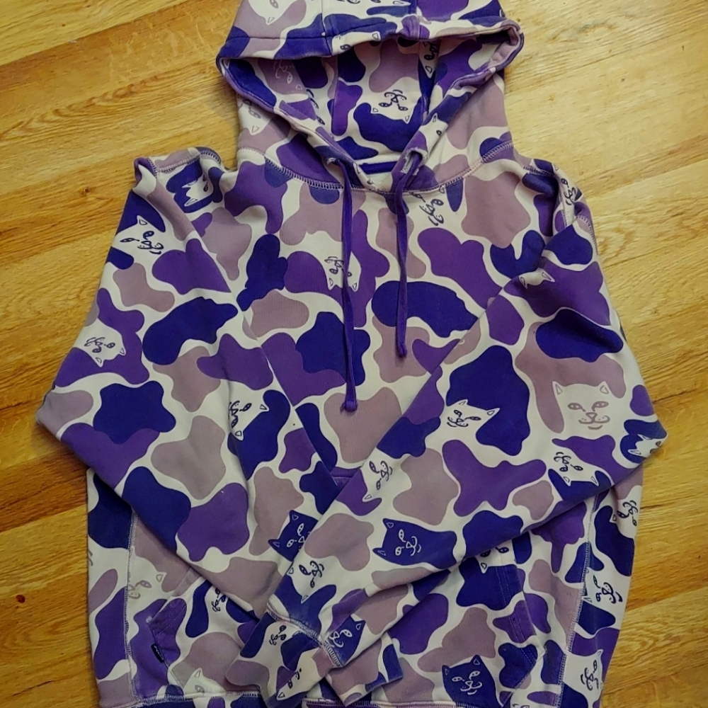 Purple camo ripndip hoodie. Doesn't fit me anymore.